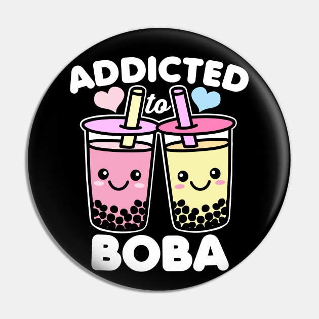 Addicted To Boba Pin by DetourShirts