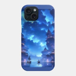 Fantasy Blue landscape Phone Case