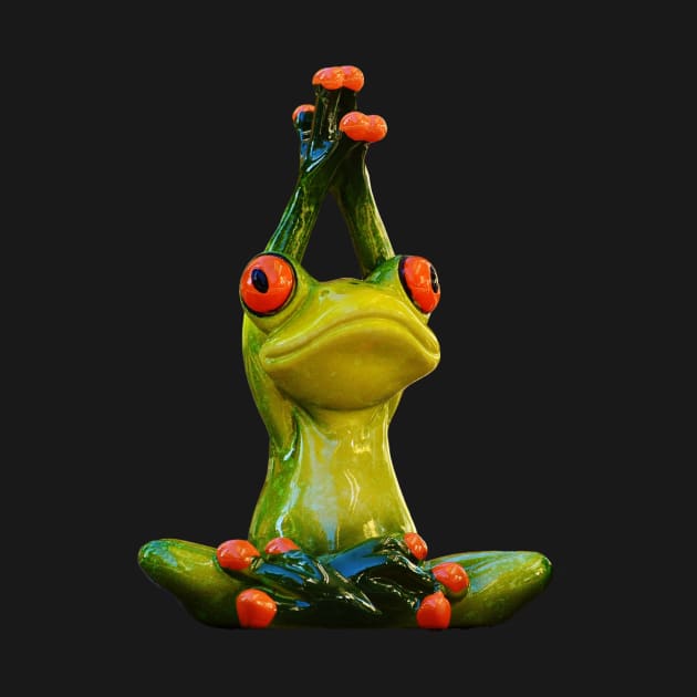 Yoga Frog - Sukhasana Pose by Satrangi Pro