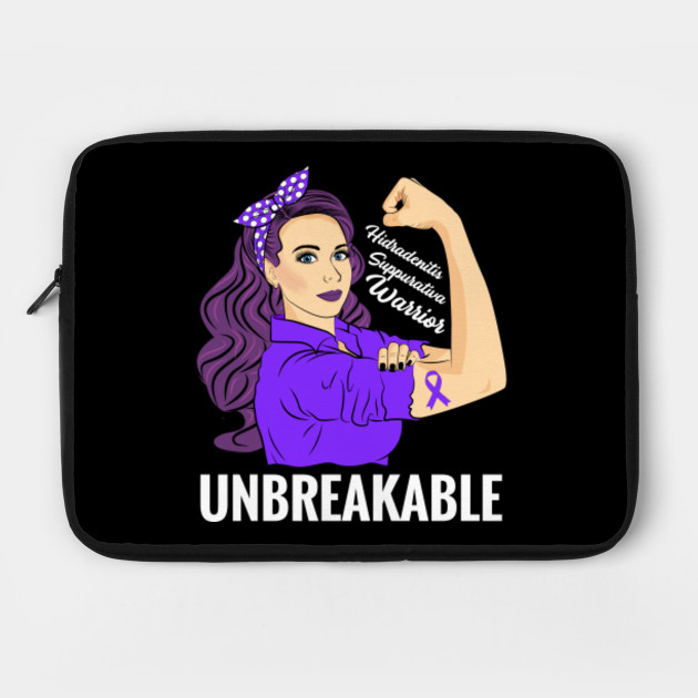 Hidradenitis Suppurativa Awareness Hs Chronic Inflammatory Hidradenitis Suppurativa Laptop Case Teepublic