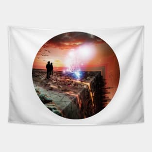 Cube Landscape Tapestry