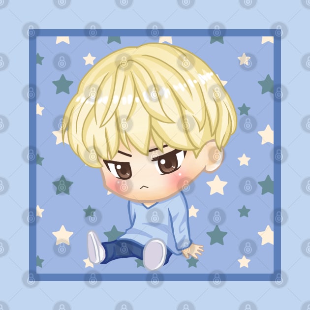 BTS KPOP JIMIN CUTE CHIBI CHARACTER by moonquarius