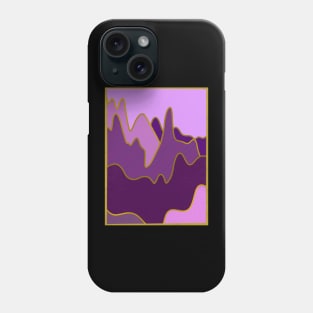 Gemstone Mountains Purple Phone Case