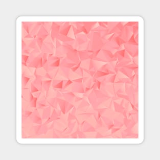 Blush Pink Polygonal Pattern Magnet