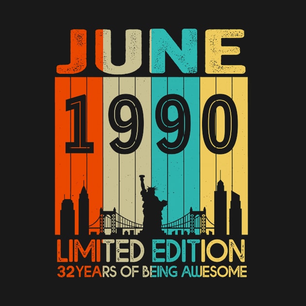 Vintage June 1990 Limited Edition 32 Years Of Being Awesome by sueannharley12