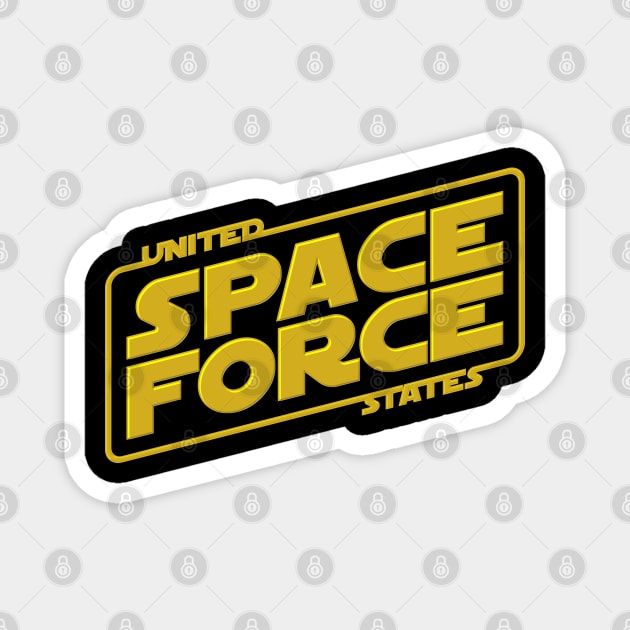 U.S. Space Force Magnet by d4n13ldesigns