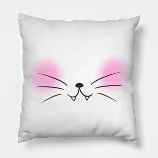 Kawaii Kitty Cat Mouth Pillow