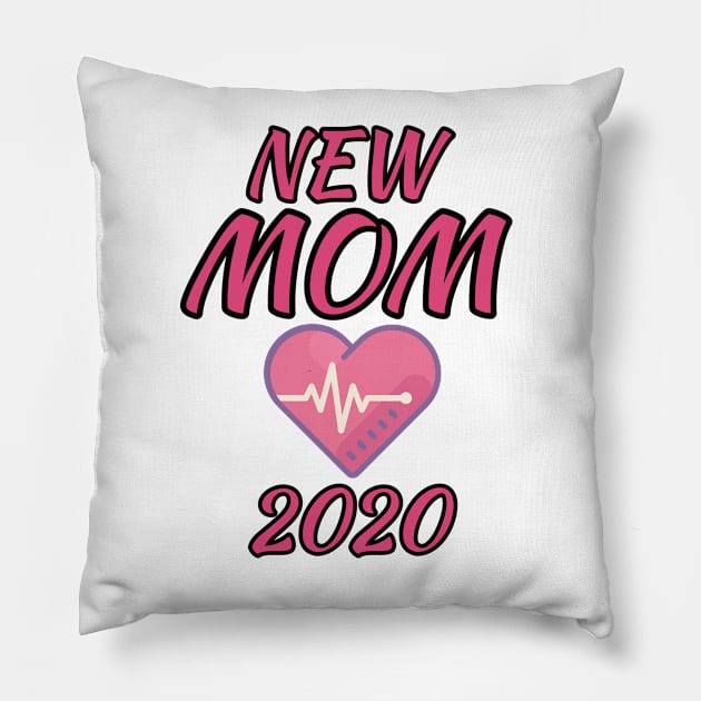 New Mom 2020 Pillow by soufyane