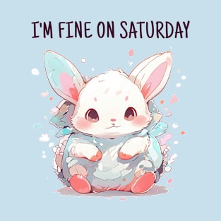 Fine saturday rabbit T-Shirt