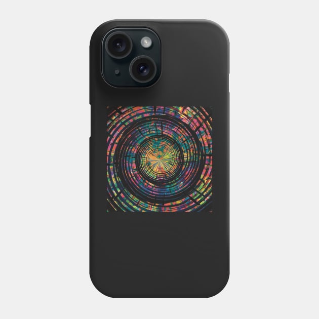 Neon Tie Dye Hypnotism Phone Case by cherdoodles