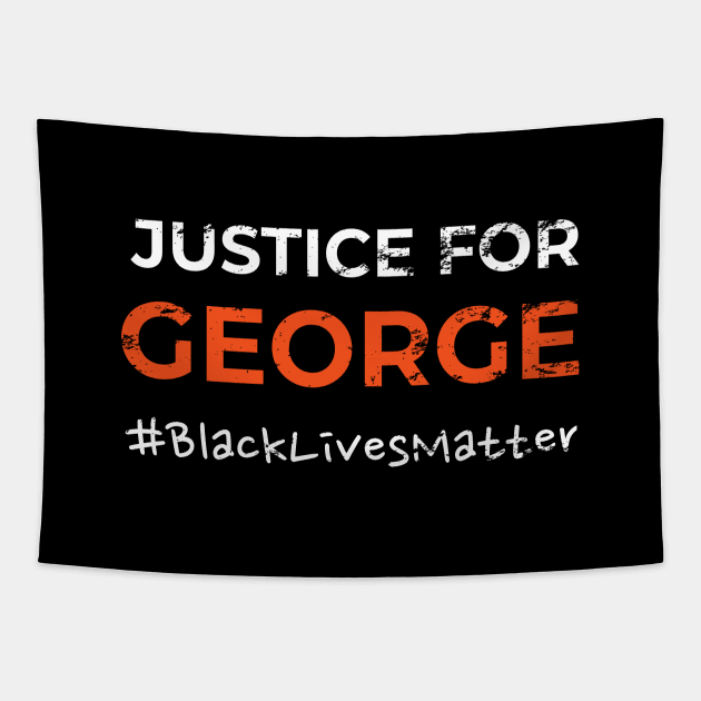 Justice For George Tapestry by Yasna