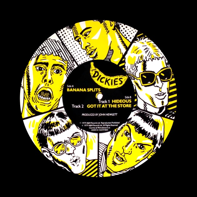 Dickies 'Banana Splits' 45 Vinyl by Scum & Villainy