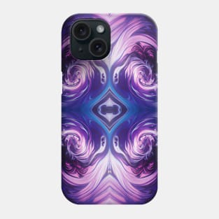 The Kaleidoscope Swirl Pink and Blue Phone Case