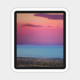 Synthwave Beach Magnet