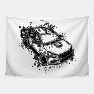 Car spotting design Tapestry