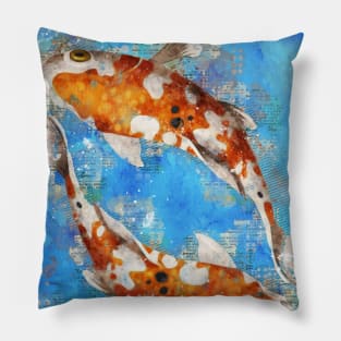 Koi Fishes Pillow