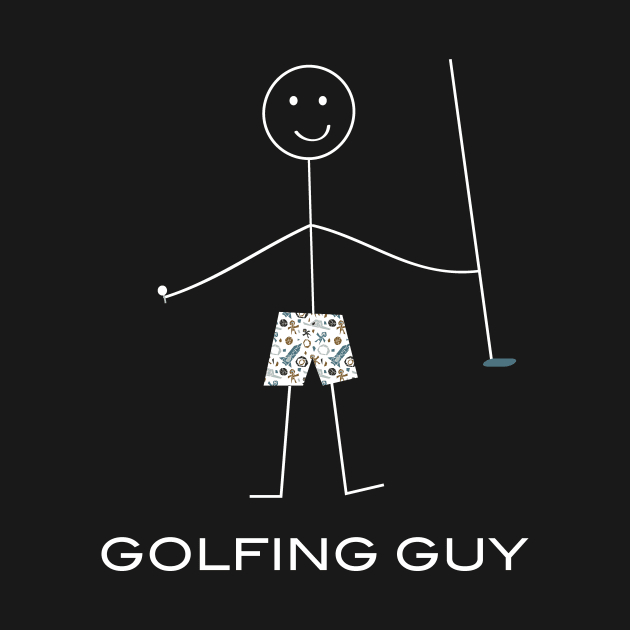 Funny Mens Golf Golfing Guy by whyitsme