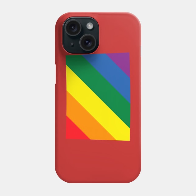 Colorado state LGBT Pride Phone Case by FiftyStatesOfGay
