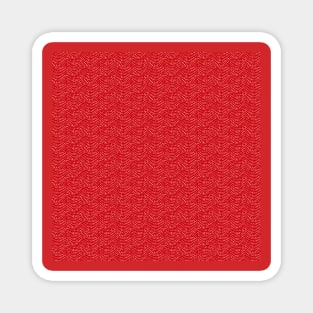 Ink dot scales - White dots on red Magnet