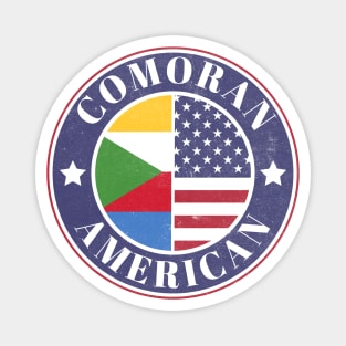 Proud Comoran-American Badge - Comoros Flag Magnet