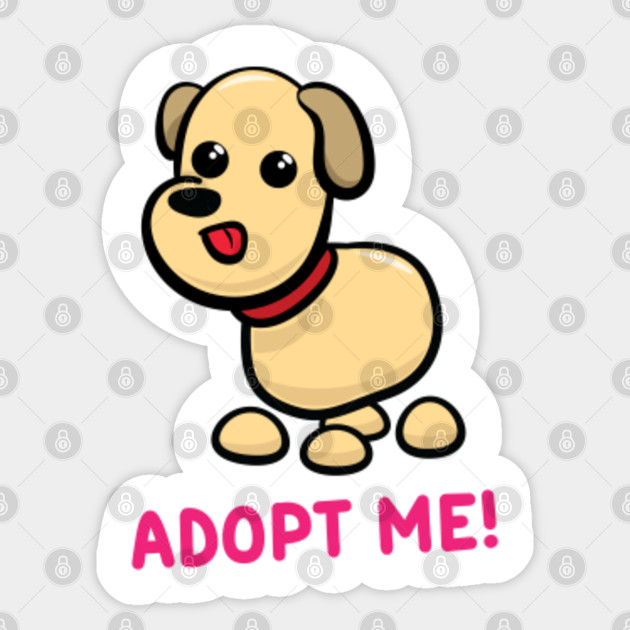 Adopt Me Dog Adopt Me Sticker Teepublic Au - doge island roblox