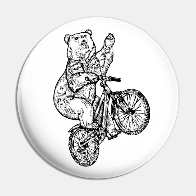 SEEMBO Bear Cycling Bicycle Bicycling Biker Biking Fun Bike Pin by SEEMBO