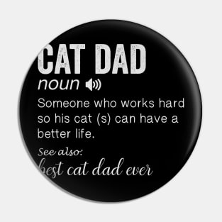 Cat dad Pin