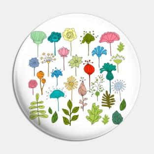 simple flowers Pin