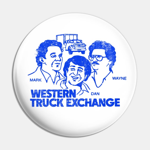 Retro Western Truck Exchange Pin by Meat Beat