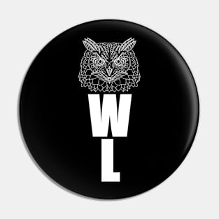 Owl, O W L Pin