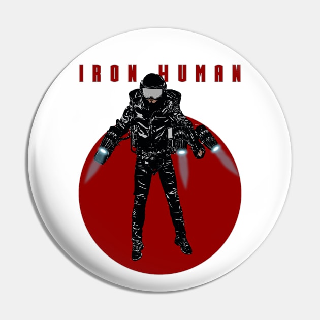 Iron Human Jet Suit Pin by JoniGepp