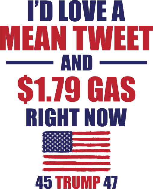 Funny Gas Prices Pro Trump Supporter Fathers Day Mean Tweet Kids T-Shirt by SharleenV80
