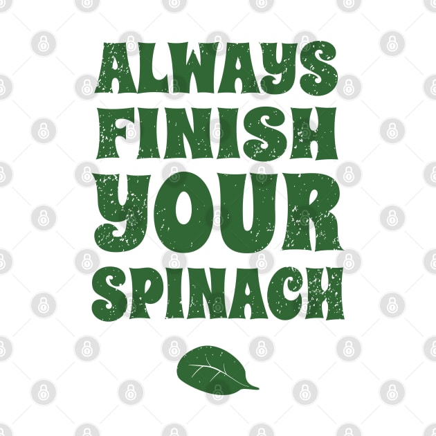 Always Finish Spinach Veggie by atomguy