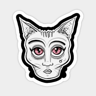 Cat face 1 Magnet