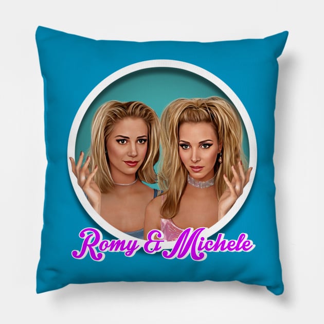 Romy and Michele Pillow by Zbornak Designs