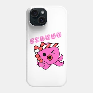 Funny octopus siuuuuu Phone Case