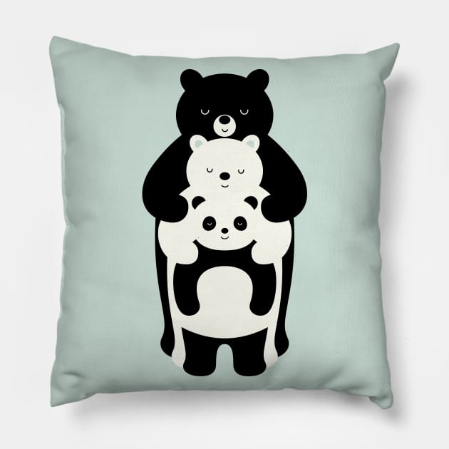 Family Portrait Pillow by AndyWestface