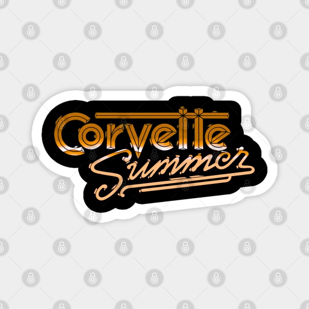 Corvette Summer Magnet by DankFutura