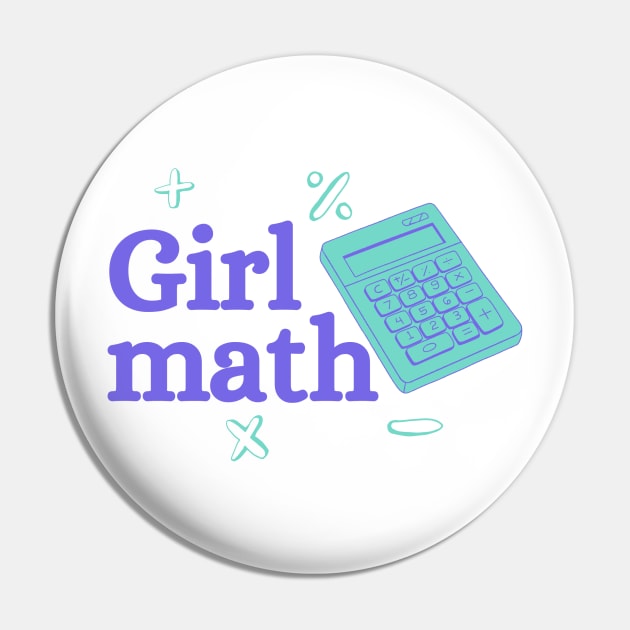 Girl math Pin by hrose524