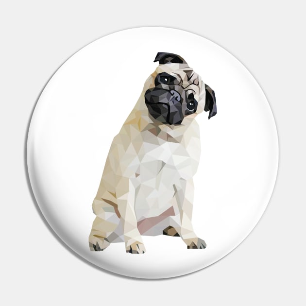 Pug Pin by Houseofyhodie