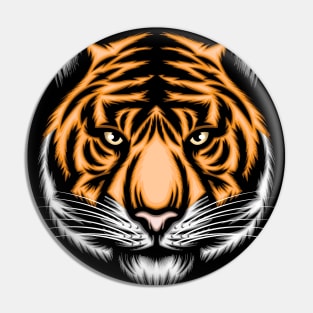 Beautiful tiger illustration Pin