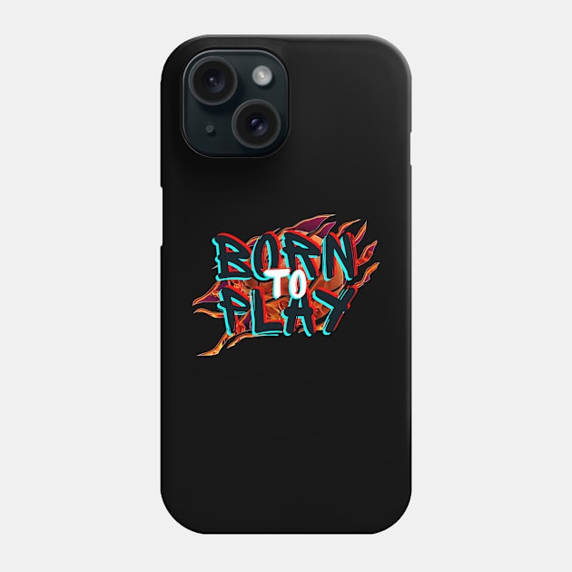 Born To Play Basketball Phone Case by baha2010