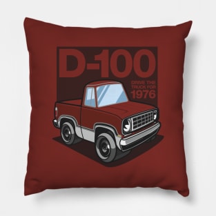 D100 - 1976 White-Base (Russet) Pillow