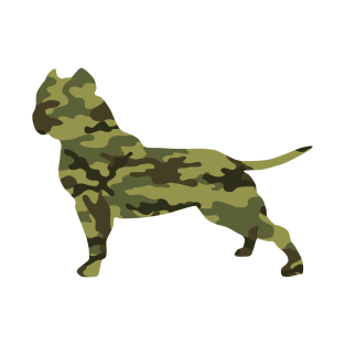 American bully army camouflage T-Shirt