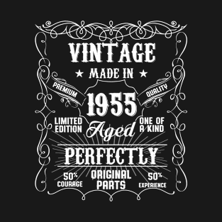 Vintage 68th Birthday Made In 1955 68 Years Old T-Shirt