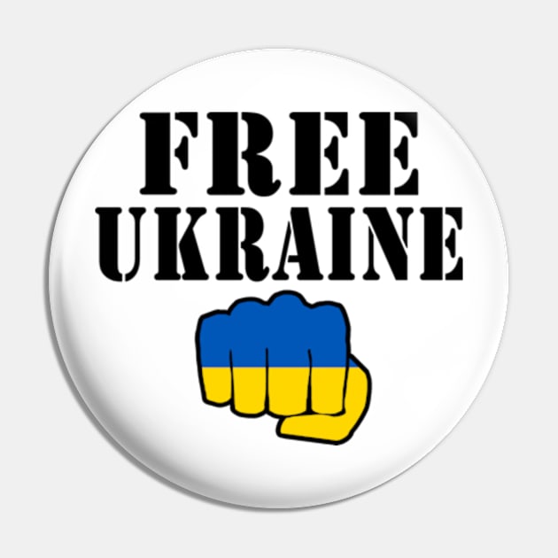 Free Ukraine Pin by Mamon