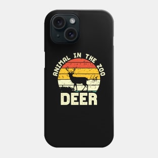 deer animal in the zoo Phone Case