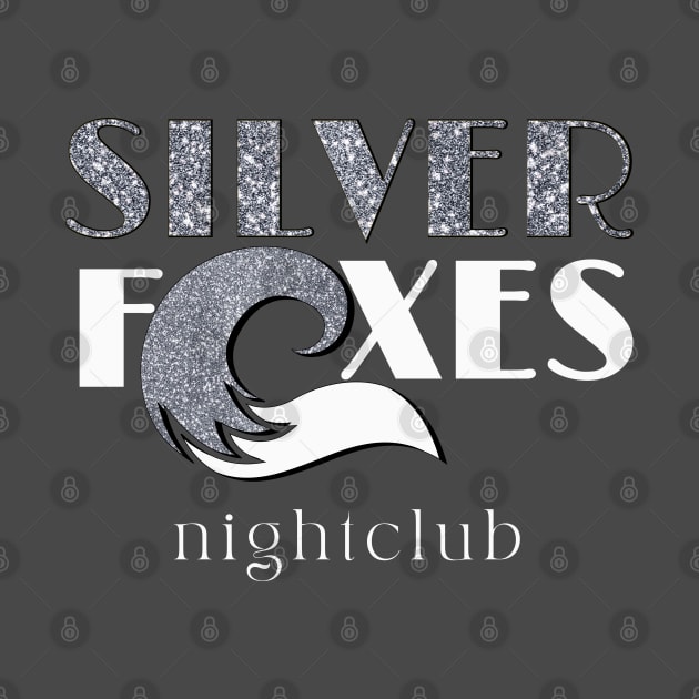 Silver Foxes Logo - White Letters (from Accidental Lovers Series) by Nerdy Romantics Fan Shop