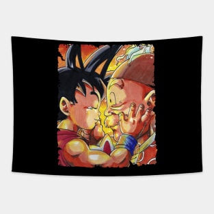 SON GOHAN GRANDFATHER MERCH VTG Tapestry