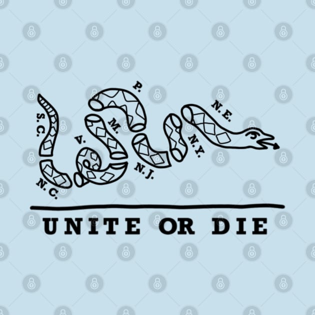 Unite or Die (Black Text) by Aeriskate